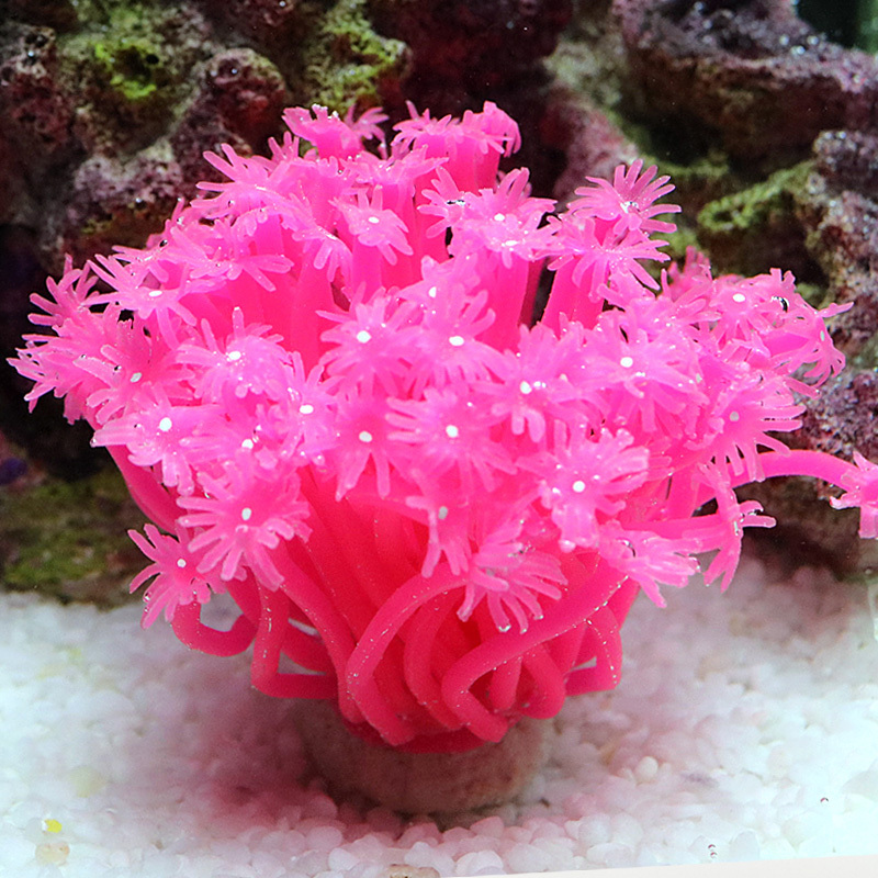 仿真海胆仿真海葵软体珊瑚水中布景鱼缸装饰水族箱造景装饰用品