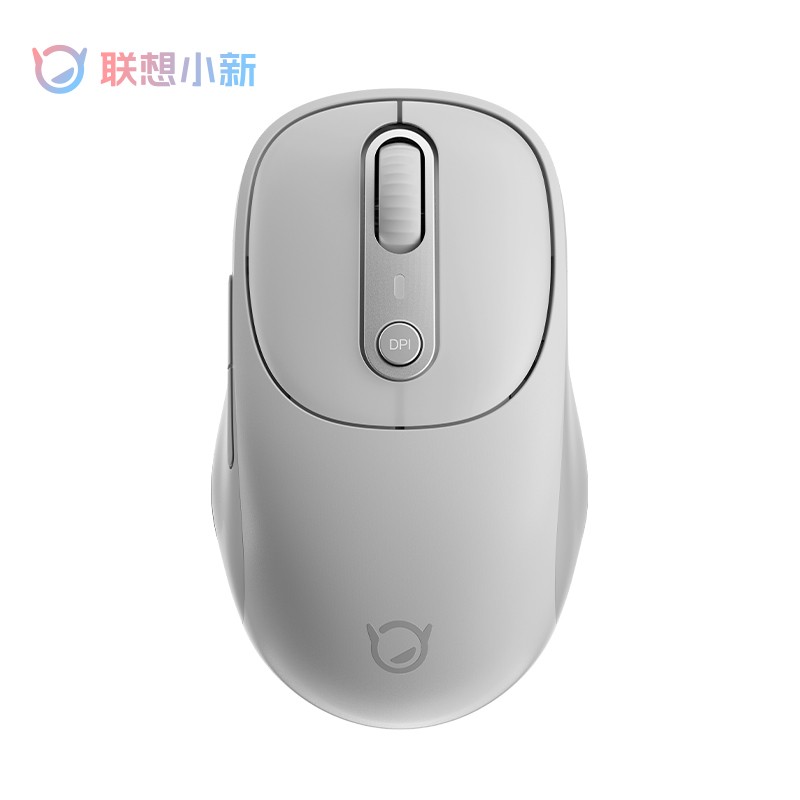 联想(Lenovo) 小新蓝牙无线鼠标Plus 商务办公轻音便携 笔记本台式机电脑鼠标 白色