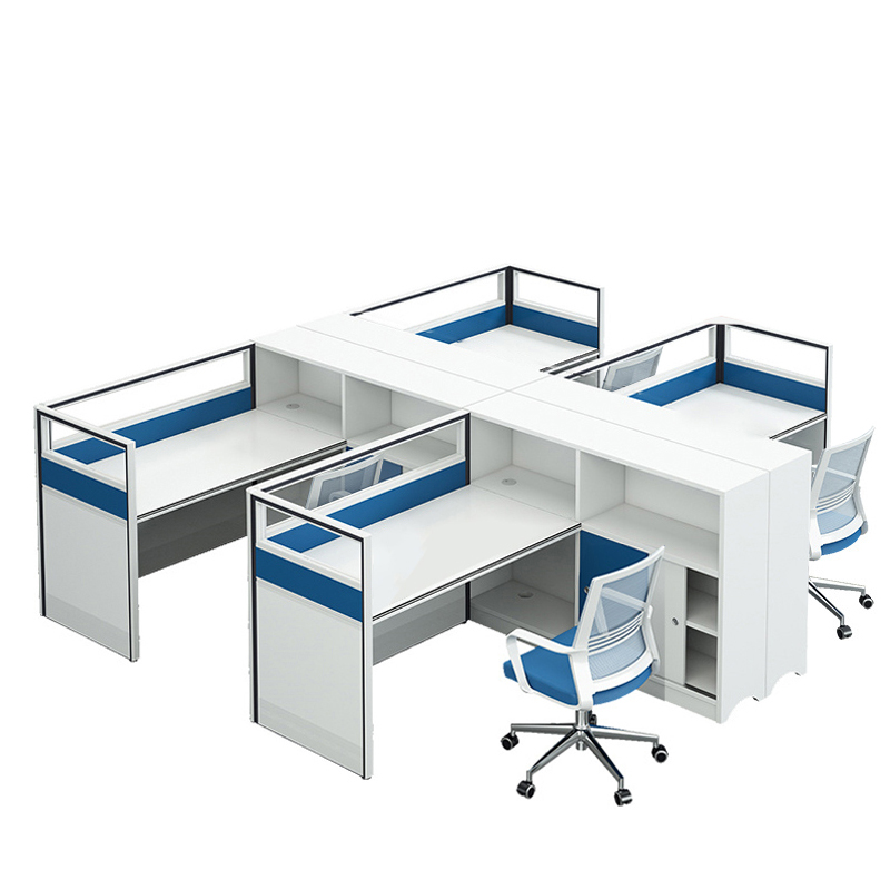 圣承启 屏风工位 四椅张高清大图