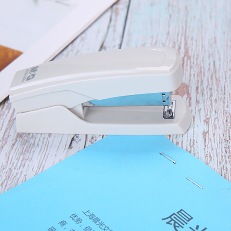 晨光文具ABS916B4/12#简易订书机 商务办公订书器 普惠系列办公用品 单个装20页灰色