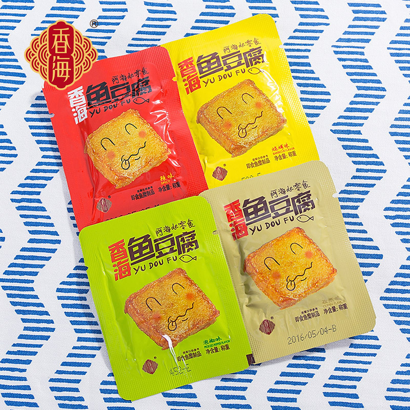 鱼豆腐100g*2袋(烧烤味)(孜然味)(辣味)(泡椒味)
