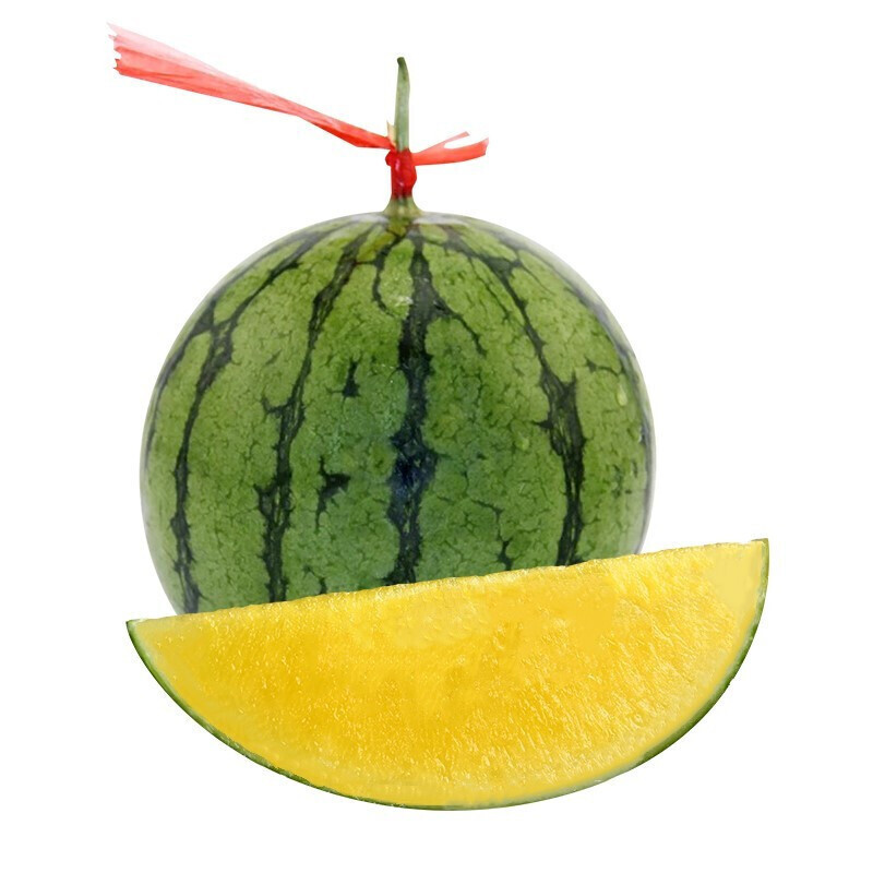 xj山东济南仁风富硒小兰西瓜新鲜心瓤小吊瓜西瓜水果可开发票5斤约23