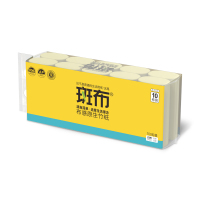 斑布本色卷纸竹纤维卫生纸家用家庭装厕纸70g10卷