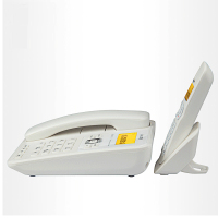飞利浦(PHILIPS) DCTG182 数字无绳电话机来电显示座机/双免提/通话静音/中文菜单/子母机座机(白色)