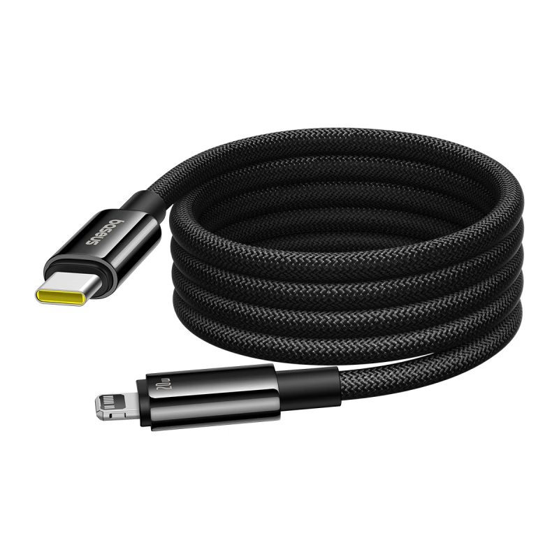 倍思磁吸数据线PD快充20W充电器to lightning线适用iPhone14/13ProMax/12车载手机