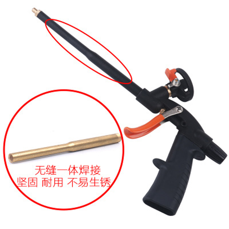 发泡剂胶枪 全金属聚氨酯填缝剂清洗剂胶枪泡沫胶专用枪 A款