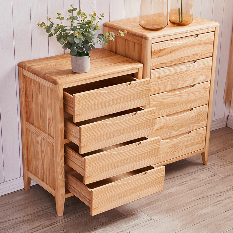 a家家具斗柜三斗柜三抽柜收纳柜储藏柜宜家风格客厅家具木质b085