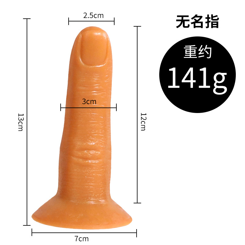 肛塞-无名指 久爱男手指肛门塞五拇指硅胶小手指假阳具女用自慰棒情趣假阴茎成人情趣用品高清大图