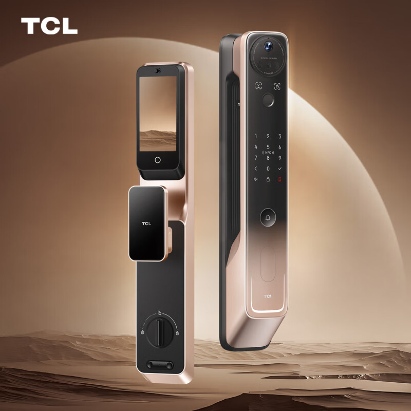 TCL X10R 掌静脉智能锁可视猫眼高清大屏远程猫眼智能门锁 全新升级