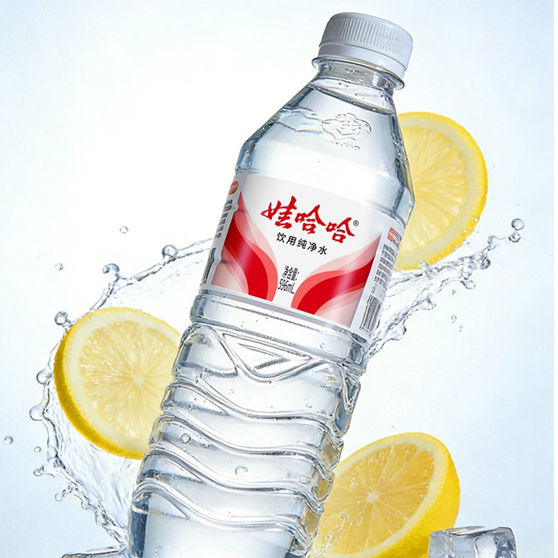 娃哈哈 纯净水596ml*12瓶整箱装饮用水高清大图