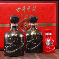 古井贡酒 年份原浆 古5大礼盒 50度 500ml*2瓶浓香型白酒礼盒