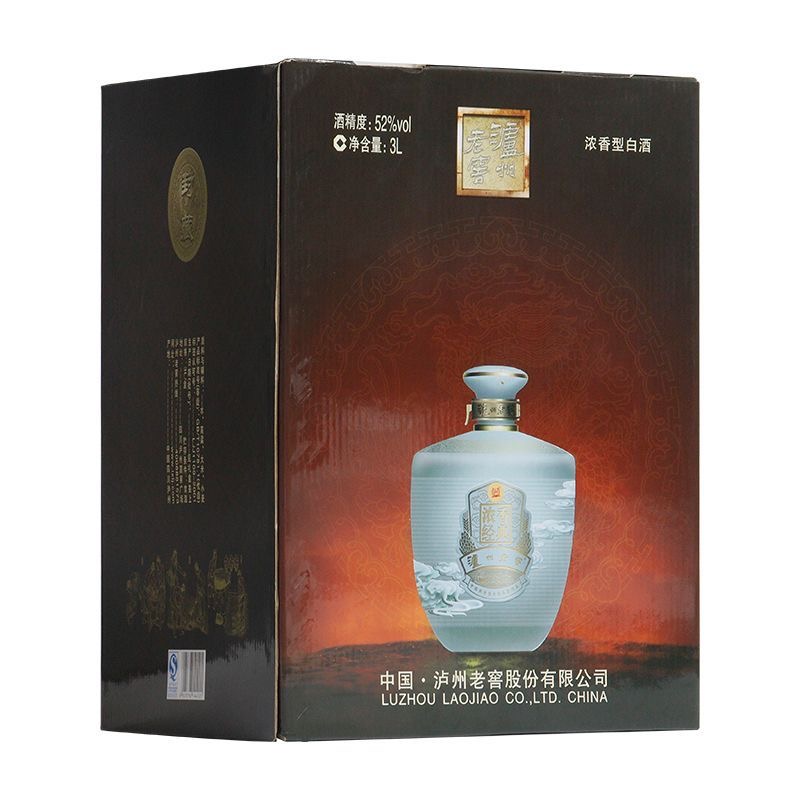 泸州老窖 12年52度泸州老窖浓香经典3L坛装浓香型白酒高清大图