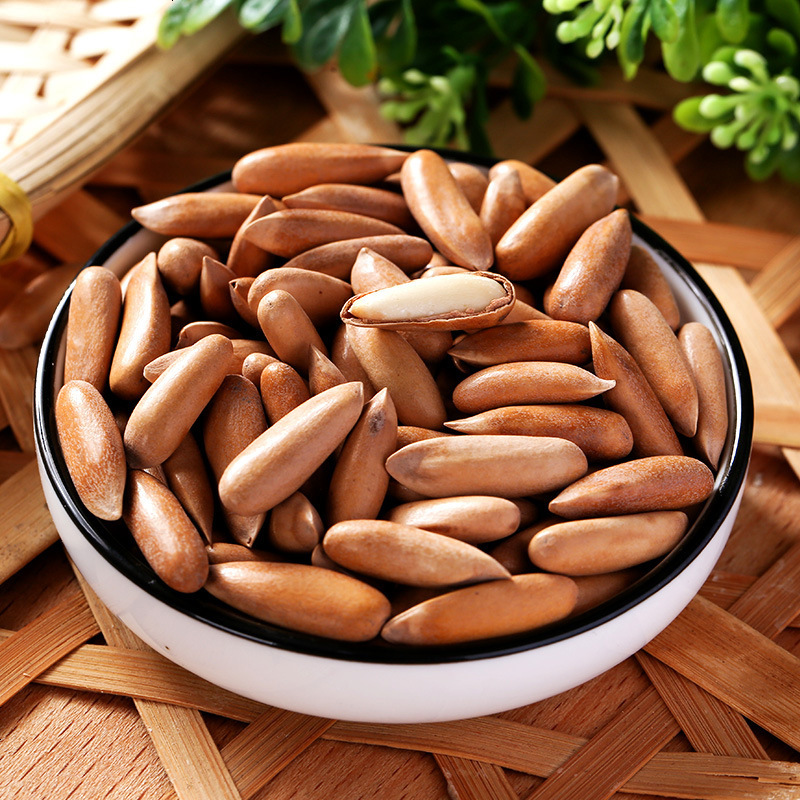 新货手剥巴西松子大颗粒原味坚果炒货孕妇食装袋装净重500g