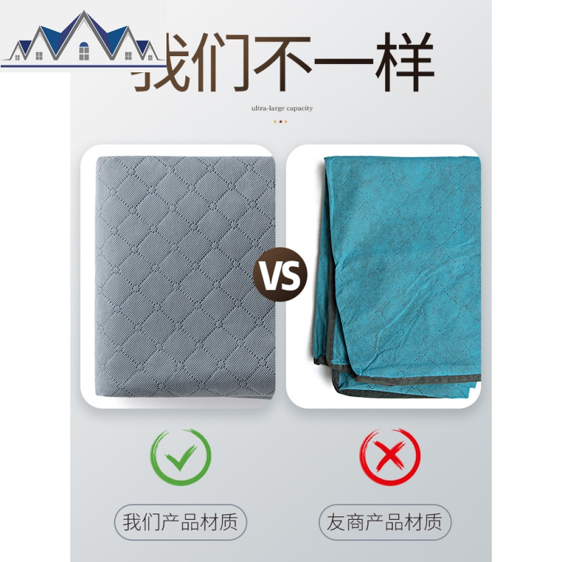 收纳袋搬家行李打包装衣服棉被子的大袋子家用衣物防潮整理袋 三维工匠收纳包高清大图
