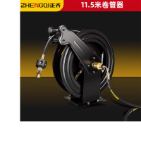 正齐新款电动黄油枪挖机专用打黄油机卷管器[带11.5米油管]