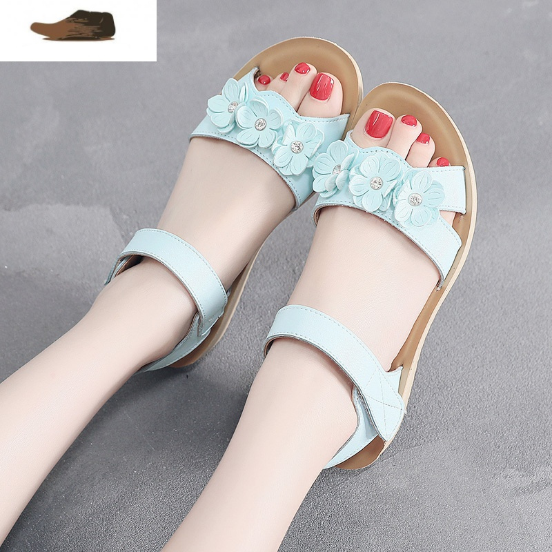 ideamini运动凉鞋中大童少女鞋夏季新款13防滑学生软底平底度假凉鞋9