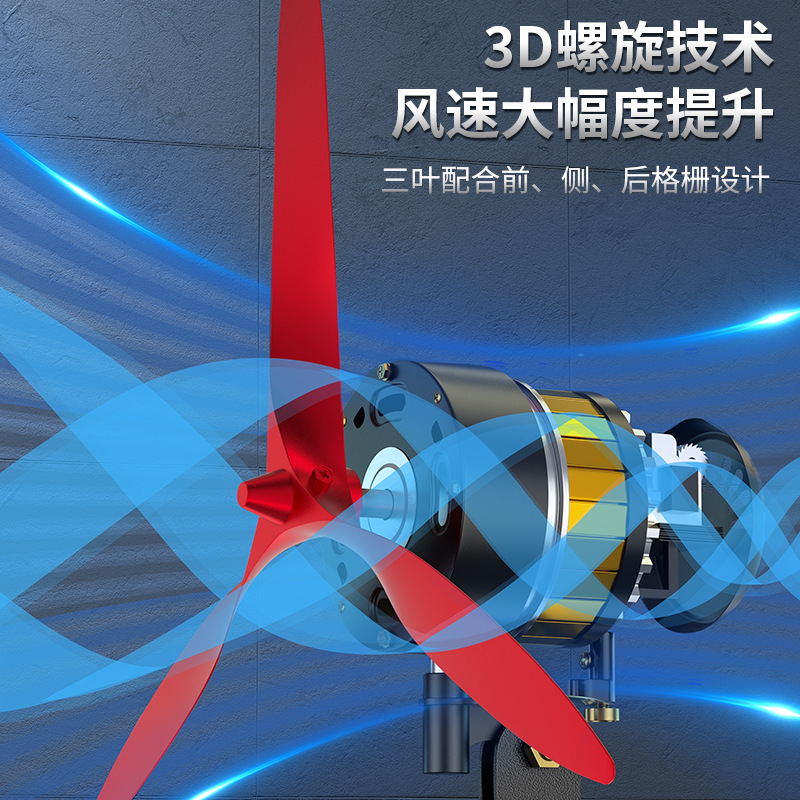 钻石牌(DIAMOND)电风扇工业风扇壁扇大功率商用强力电风扇工厂大风力挂壁牛角扇 500铝镁扇叶高清大图