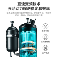 泊林之风空调立柜机大2匹冷暖一级变频家用节能新能效快速冷暖方柜机大2P空调 KFR-52LW/BPQ-BL1(金风)
