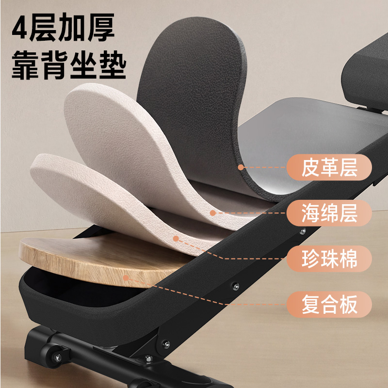 舒华牧师凳卧推男士仰卧起坐家用哑铃凳多功能杠铃飞鸟专业椅G597高清大图