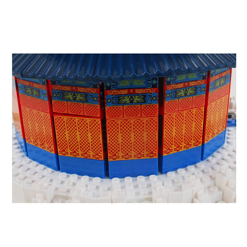 [顺丰]兼容乐高小颗粒天坛城市世界建筑模型拼装积木伦敦桥酒馆商店组装系列女孩男孩子玩具 8017克里姆林宫钟楼1048片高清大图