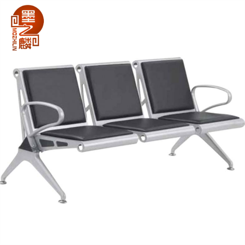 墨之麟办公椅联排椅3人位黑色(可定制)1750*680*780/个高清大图