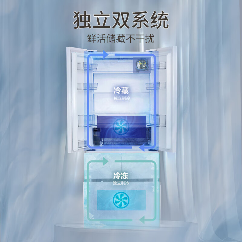 松下NR-EW46TGB-W 大白PRO 464升 58CM超薄全嵌零嵌一级能效 纳诺怡X宽幅变温双循环 风冷无霜冰箱高清大图