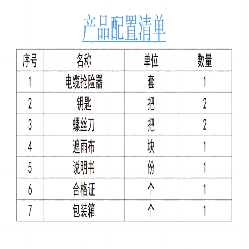 亿阳恒 电缆抢险器 QXQD-24芯 套高清大图