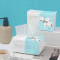 名创优品 (miniso) 纯棉洁面巾棉柔巾多用途干湿两用 婴儿洗脸巾[120抽20*20]