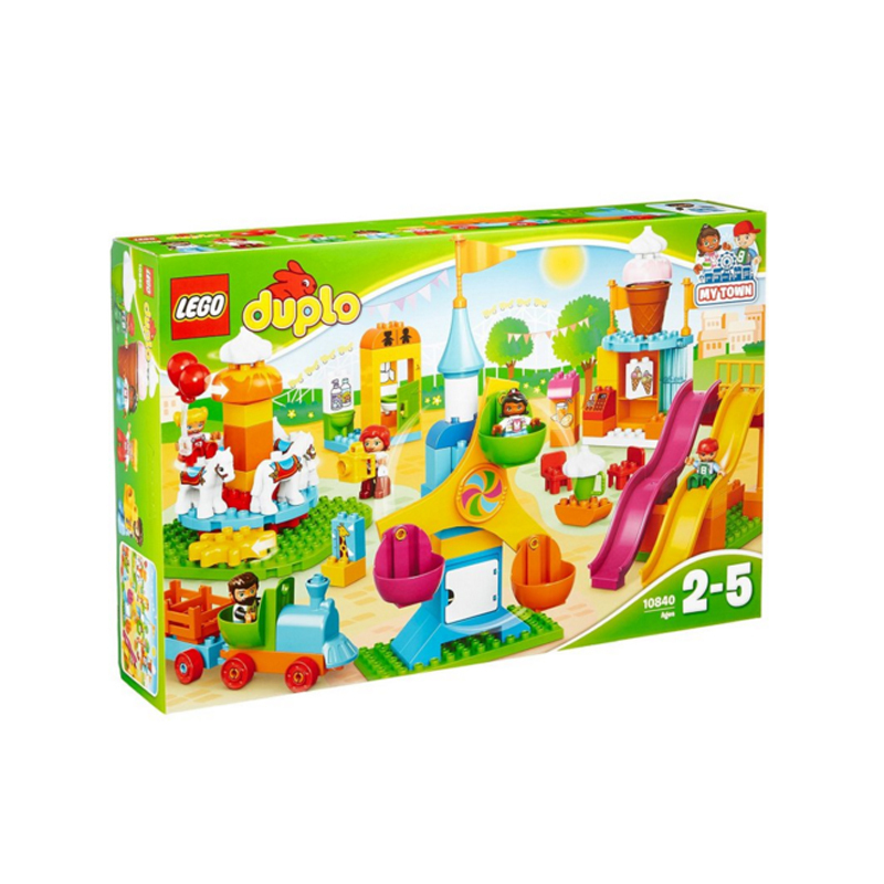 乐高（LEGO）DUPLO 得宝系列 大型游乐园 拼插积木塑料玩具 10840 2-5岁 块数100-200块高清大图