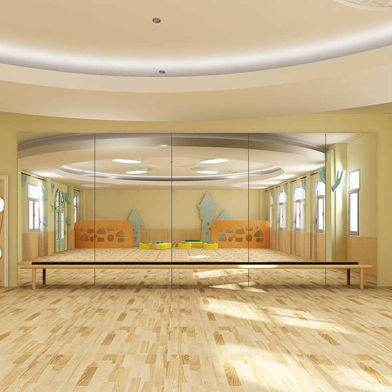 皇豹全身镜贴墙家用落地穿衣健身瑜伽排练跳舞舞蹈室练功房教师大镜子