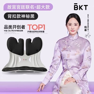 故宫宫廷文化联名加大版神秘黑)BKT人体工学护腰坐姿椅(适合150斤以上人群)