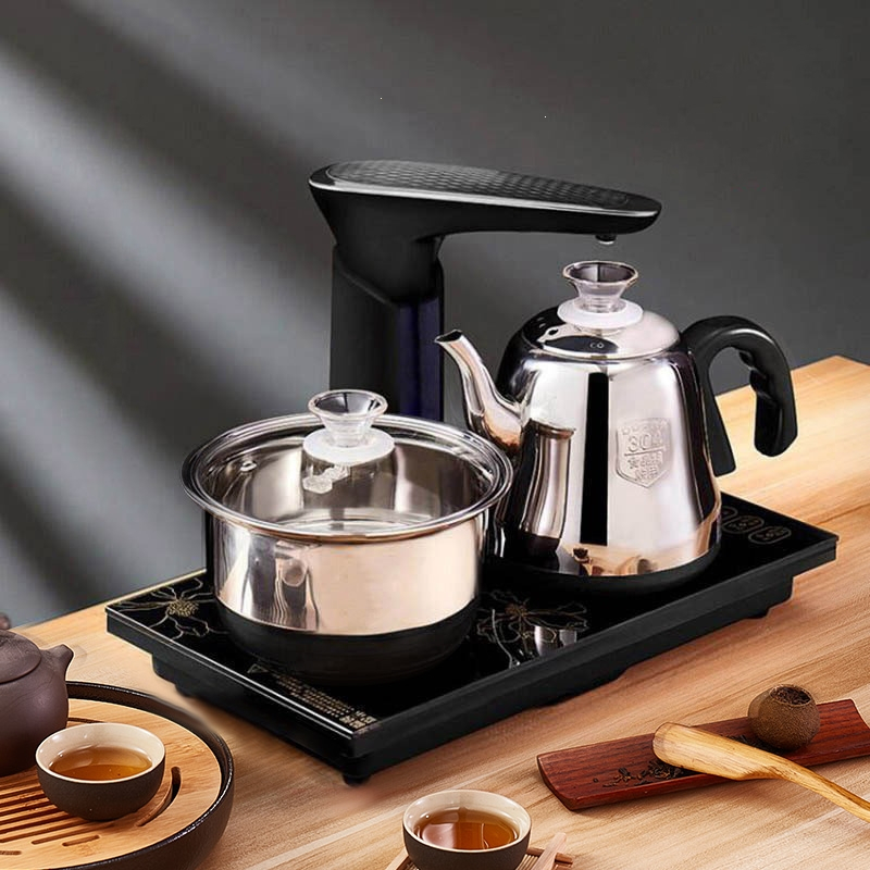 ronshen容声全自动上水电热水烧水壶饮水茶吧机家用茶台一体机抽水