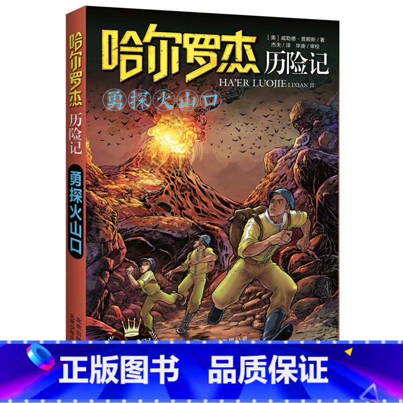 勇探火山口 【正版】全套18册 哈尔罗杰历险记礼盒典藏版 亚马孙探险/勇探火山口 南海奇遇 儿童科幻冒险小说成长课外书儿