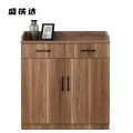 盛铁达 胡桃色矮柜双门800*400*800mm STD-XXKG28 张