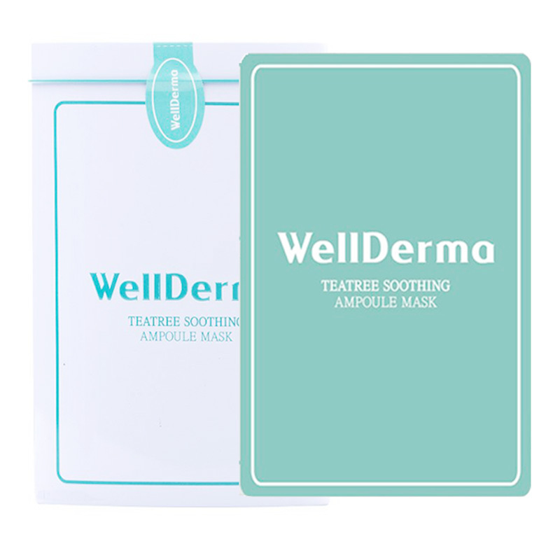 梦蜗 WELLDERMA 茶树控油营养面膜10片/盒茶露面膜娜扎同款