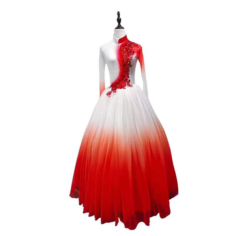 健訫奕天演出舞蹈服YW0012高清大图