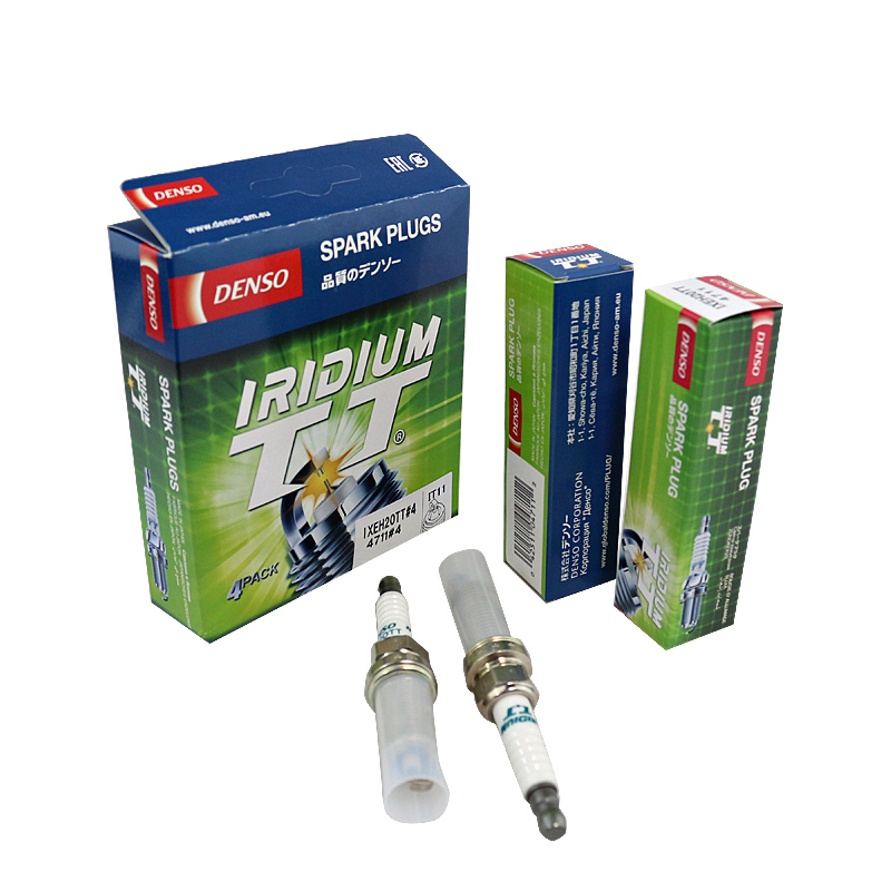 电装(DENSO)IXEH20TT双针铱金TT火花塞适用于骐达天籁花冠卡罗拉节省燃油