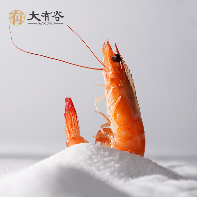 大有谷35°有机盐田虾40条袋装(300g*3袋)高清大图