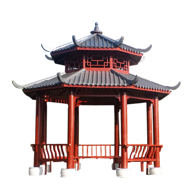 劲脉 防腐木凉亭 JM-013 立方米高清大图