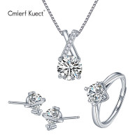 Cmierf Kuect （中国CK）超闪轻奢风百搭饰品套装 CK-SS1028