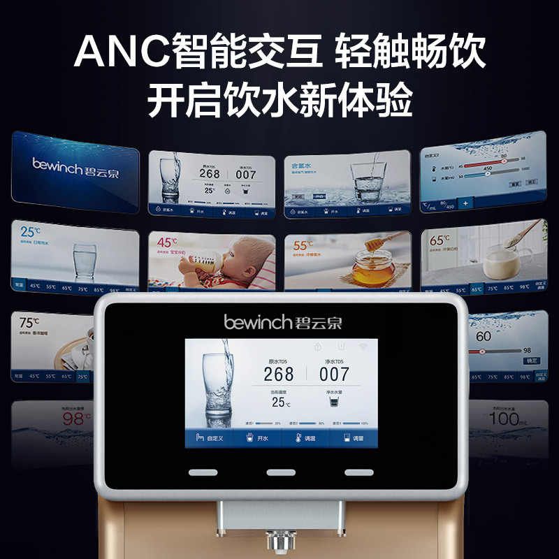 碧云泉滤水器德国碧云泉N7智能净水器加热一体机R601 N7巴赫:随享版