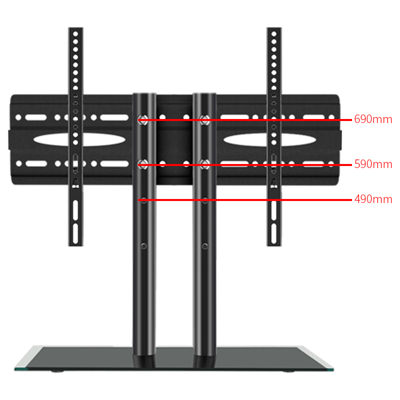 七角板 32-70英寸电视底座架 电视机桌面支架免打孔电视机支架适用小米红米海信TCL华为