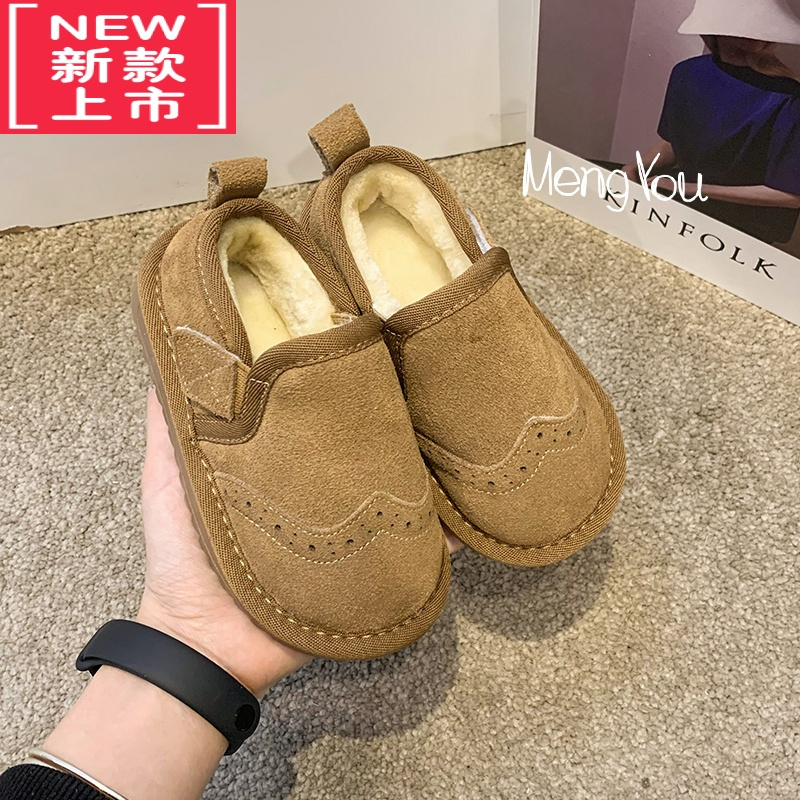 可莉允儿童雪地靴女2022冬季新款加绒男童靴子宝宝棉靴冬靴加厚女童棉鞋