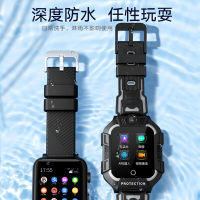 [4G全网通 视频]电话手表智能WiFi定位GPS手表防水儿童视频电话手表拍照手机触摸屏早教益智手表全网通移动联通电信卡