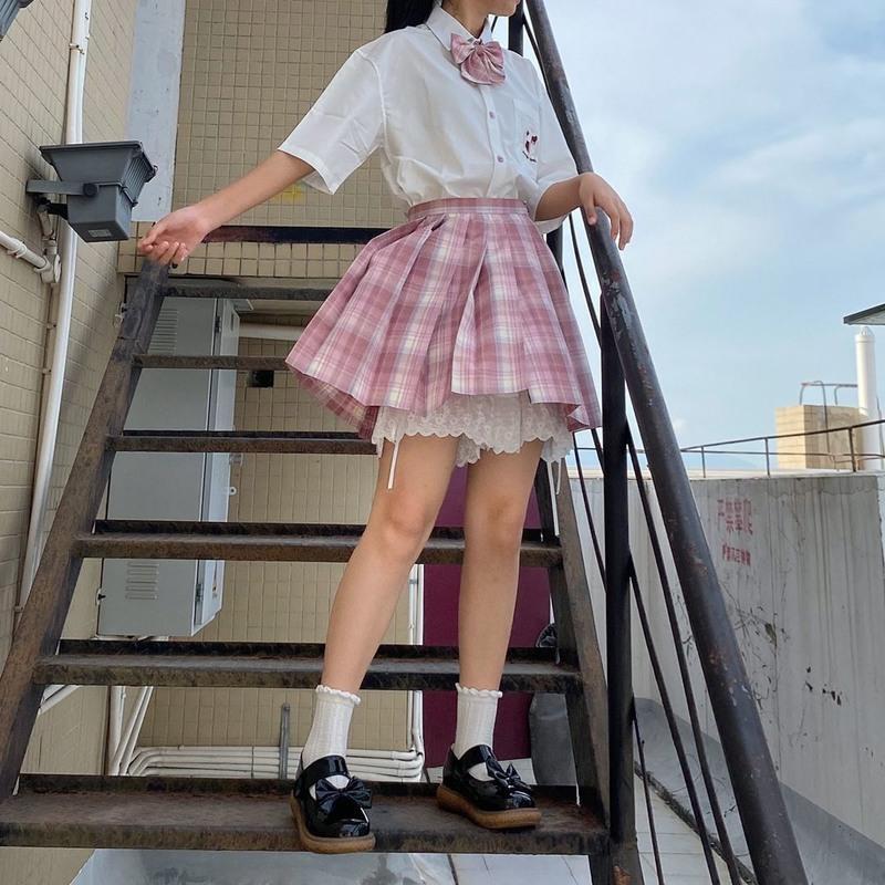 Lolita小皮鞋女可爱圆头软妹大头鞋jk学院风百搭日系蝴蝶结单鞋 两个蝴蝶结 不带鞋子 34 偏大近一码