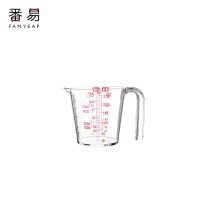 双刻度量杯烘焙奶茶店专用500ml毫升厨房面粉塑料计量克数杯家用 250ml 1个