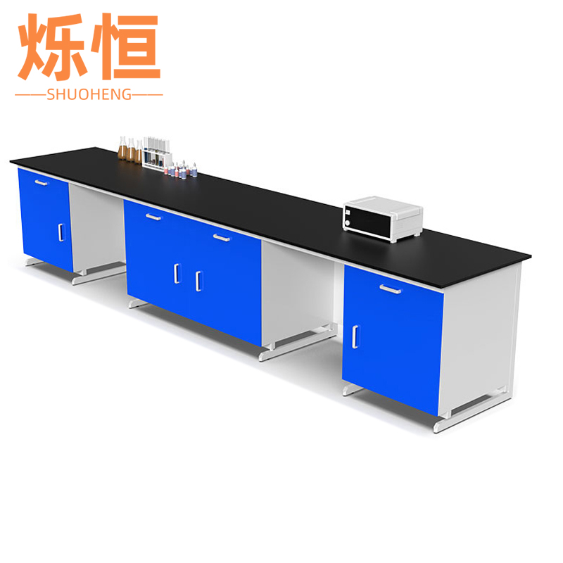 烁恒操作台钢木3m台高清大图