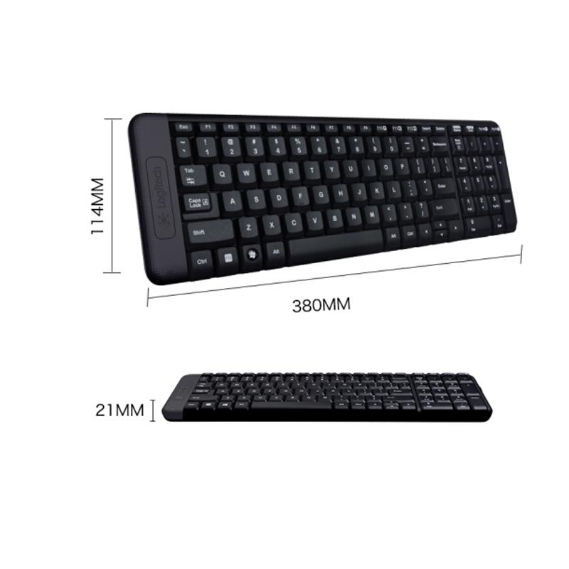 罗技(Logitech)无线键盘 K230 静音防水台式笔记本办公键盘 哈尔滨政企平台自操作