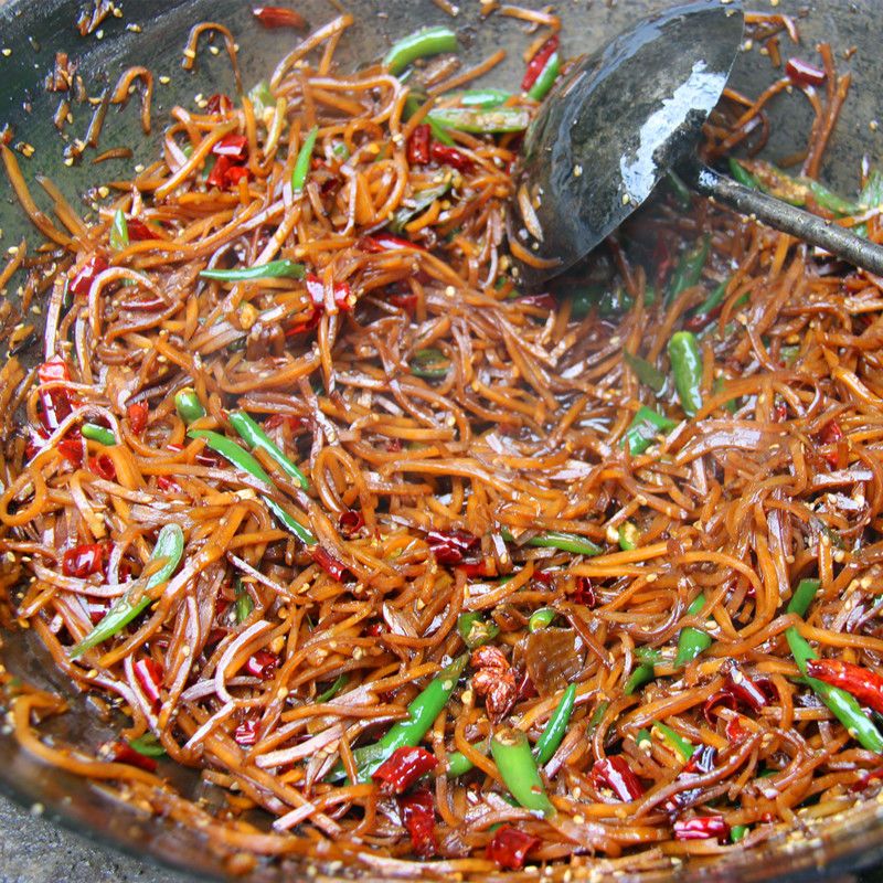 特辣 辣炒咸菜丝600克 辣黄瓜500克 农家自制炒咸菜辣椒炒芥菜酱菜