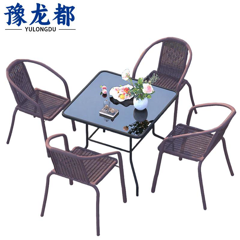 豫龙都户外桌一桌四椅套高清大图